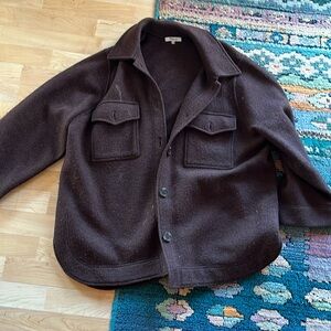 100% merino wool Madewell shacket 2x
